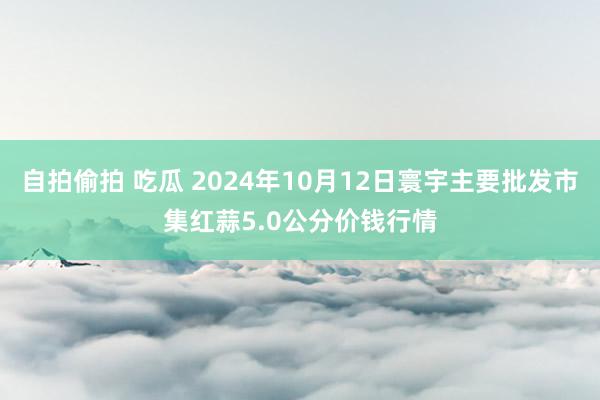 自拍偷拍 吃瓜 2024年10月12日寰宇主要批发市集红蒜5.0公分价钱行情