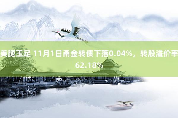 美腿玉足 11月1日甬金转债下落0.04%，转股溢价率62.18%