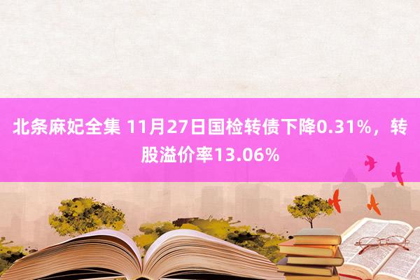 北条麻妃全集 11月27日国检转债下降0.31%，转股溢价率13.06%